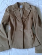 Luksusowy, krótki żakiet z angory i wełny