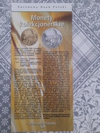 Folder do monety srebrnej 20 zł i 2 zł NG - Zwierzęta Świata - Wilk - 1999r