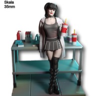 Figurka 35mm - Abigail "Abby" Sciuto - Agenci NCIS - Pinup / NSFW