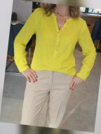 Koszula limonkowa na stójce roz. M