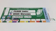 bilet PELIKAN Łowicz - URSUS Warszawa 02.09.2018