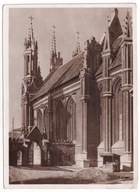 Wilno Kościół Św. Anny 1938r. Foto J. Bułhak Książnica ATLAS Wirnik Szkoły