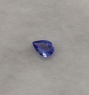 Tanzanit 0,5 ct łezka, piękny