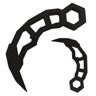 Keyrambit Rivals Roblox bezpieczna Replika gadżet dla gracza nóż karambit