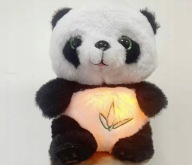 SZUMIĄCA PANDA MIŚ MASKOTKA USPOKAJACZ ODDYCHAJĄCA PRZYTULANKA SZUMIĄCY