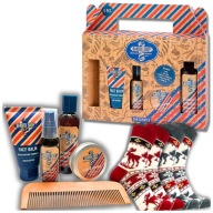 ZESTAW PREZENTOWY ŚWIĄTECZNY KOSMETYKÓW DLA FACETA MĘŻCZYZNY BARBER SKARPET
