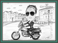 Karykatura portret ze zdjęcia na urodziny PROMOCJA