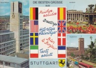 NIEMCY - STUTTGART - FLAGA - FLAGI - BADENIA-WIRTEMBERGIA