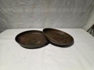 Szalki mosiężne do wagi szalkowej 5kg z 1923r. 20cm