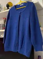 5 SZAFIROWY KRÓTKI SWETER TU M/L ciepły zima