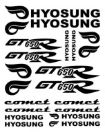 HYOSUNG GT 650 R _ NAKLEJKI