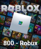 ROBLOX 800 ROBUX RS KOD KLUCZ AKTYWACYJNY KARTA PODARUNKOWA AUTOMAT