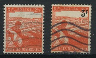 Francja, 1945-46, Mi 730,742.