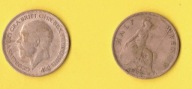 Wielka Brytania Half Penny 1927 r.