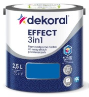 Dekoral Effect 3w1 Farba PLAMOODPORNA matowa niebieski ciemny 2,5l