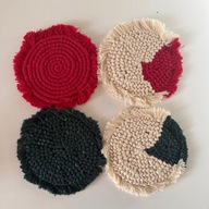 Podkładki pod kubek - hand made - sztab WOŚP Wolin