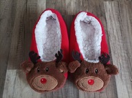 Kapcie świąteczne RENIFERY 32-34