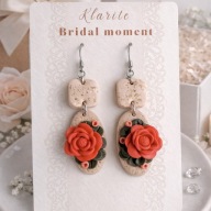 Zestaw panny młodej świeca kolczyki ślubny set bridal set personalizacja