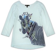 G.A.P markowa BLUZKA TUNIKA cekiny ZEBRA * 122