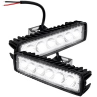 Lampa LED 18W 12V super jasna halogen off road IP67 6000K