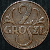 2 grosze 1931 - piękny egzemplarz