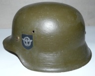 Hełm niemiecki wz. 42 policja - rekonstrukcja