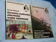 GOWOREK BĄCZKOWSKI SAMOLOTY MYŚLIWSKIE BOMBOWE PIERWSZEJ WOJNY bdb x 2