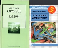 George Orwell. Rok 1984. Folwark zwierzęcy - zestaw x 2