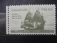 USA Mi. 1628** Rocz. przybycia pierwszych osadników z Niemiec