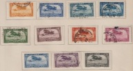 Maroko Francuskie 1922-27 Poczta Lotnicza Samoloty Mi 1-11 komplet 