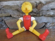 Plastikowa zabawka - Pinokio/ Buratino ZSRR_ PRL