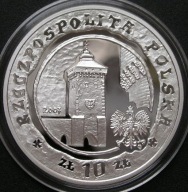 Polska 10 złotych 2007 - Lokacja Krakowa - srebro - stan menniczy