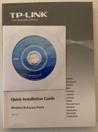 TP-LINK płyta MINI-CD PN CD087A12 WIRELESS ADSL2+