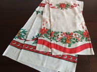 ŚCIERKI KUCHENNE LNIANE 71 / 40 cm. 4 szt. JAK NOWE. ŚWIĄTECZNE. 2