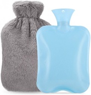 DEPAN TERMOFOR GUMOWY NA WODĘ W POKROWCU SZARY MIŚ SWETEREK PLUSZOWY 2L