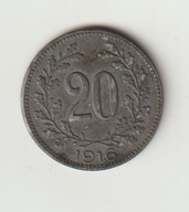 Austria 20 Heller 1916 zelazo