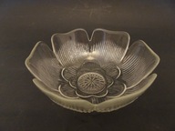 Miska szklana, salaterka, kwiatek