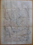 MAPA ALPY -ZILLERTHALER ALPEN -wyd.1934 rok