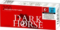 Gilza Gilzy Papierosowe Dark Horse KS Tubki Tutki do Papierosów 200 szt.