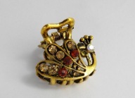 KLAMRA DO WŁOSÓW KAMIENIE MOSIĄDZ