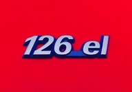 Nowy emblemat znaczek logo napis 126el Fiat 126p 126 EL elegant oryginał