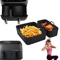 SOLIDNE WKŁADKI SILIKONOWE WKŁAD 6L+3L Do Philips Airfryer FRYTKOWNICY 9L