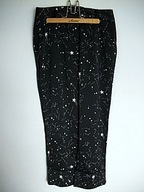 SPODNIE damskie czarne w GWIAZDKI WE Fashion 40 L