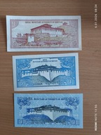 Banknoty Bhutanu 3 sztuki