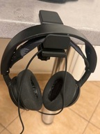 Stojak na Słuchawki Gamingowe Czarny – Stojak Biurkowy + Organizer Kabli