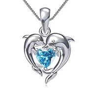 Naszyjnik z wisiorem Delfinki dla WOŚP