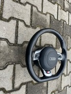 KIEROWNICA ŚCIĘTA SKÓRA MULTI AUDI S-LINE poduszka