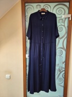SUKIENKA KOSZULOWA GRANATOWA PERTISTA r. XL