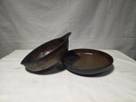 Szalki mosiężne do wagi szalkowej 10kg z 1924r. 23cm