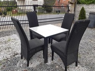 duże i ładne fotele rattanowe